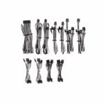 Corsair Premium Individually Sleeved DC Cable Pro Kit, Type 4 (Black/White) - Нэмэлт кабель - Image 3