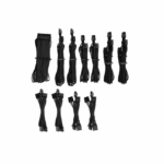 Corsair Premium Individually Sleeved DC Cable Pro Kit, Type 4 (Black) - Нэмэлт кабель