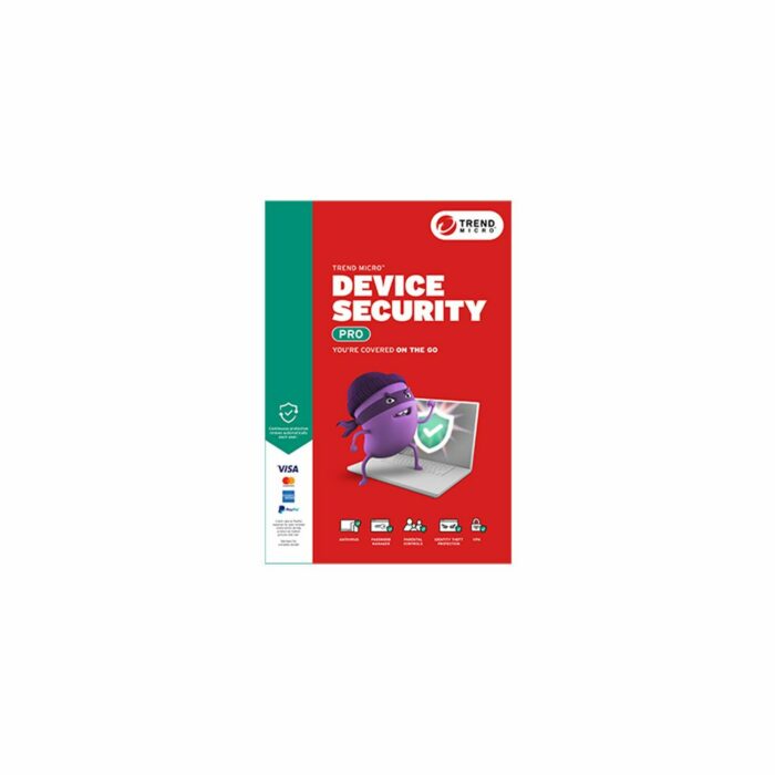 Trend micro device security pro 5 Device, 12 month (serial key only), TICEWWMFXLI5D1 - Image 1