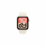 Apple Watch SE 3, 40mm, GPS, Starlight Aluminum Case with Starlight Sport Band - ML - Image 2