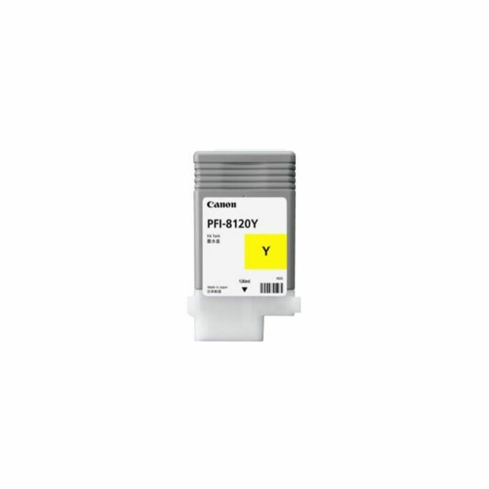 Canon PFI-8120 Y, 130ml, TM5200/TM5205/TM5300/TM5305/TM5350/TM5355 загваруудад таарна - Image 1