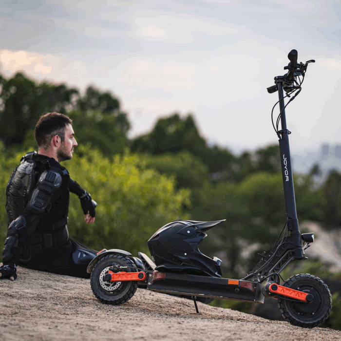 Joyor S-PRO Electric Scooter, Black - Image 8