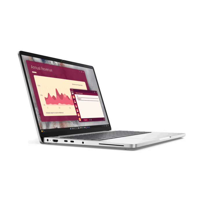 Dell Pro 14 PC14250, Intel Core Ultra 7-255U, 14 inch, Non-Touch, 16GB DDR5, 512GB SSD, 3-Cell 45Wh, Copilot key keyboard, No OS - Platinium Silver - Image 5