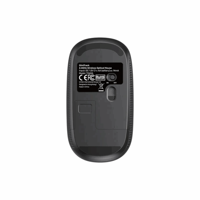 Unitek SlimTrack 2.4GHz Wireless Optical Mouse, Space Grey - Image 4