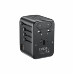 Unitek GaN Universal Travel Adapter, USB-C/USB-A, 65W, Black - Image 3