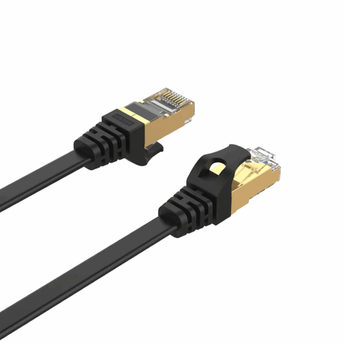 Unitek Cat 7 SSTP RJ45 Flat Ethernet Cable, 10m, C1897BK-10M - Image 3