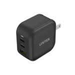 Unitek MAX GaN Smart Charging Station, USB-C/USB-A, 65W, US, Black