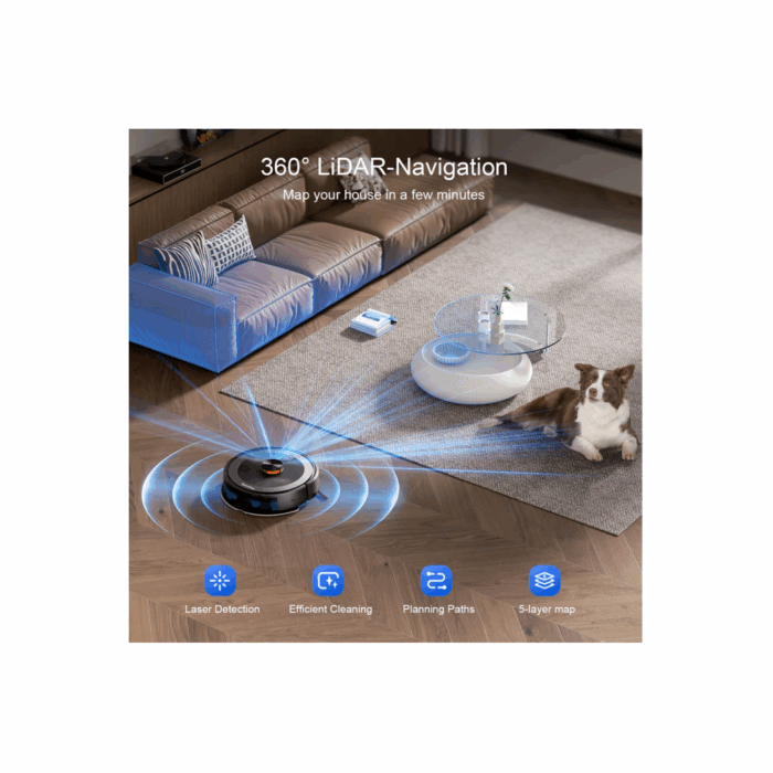 Teendow D10S 2-in-1 Robot Vacuum Cleaner - Image 2