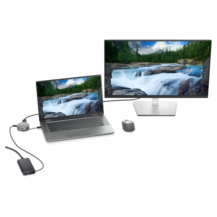 Dell 6-in-1 USB-C Multiport Adapter - DA305, HDMI, RJ-45, USB-A, USB-C, DP - Grey - Image 2