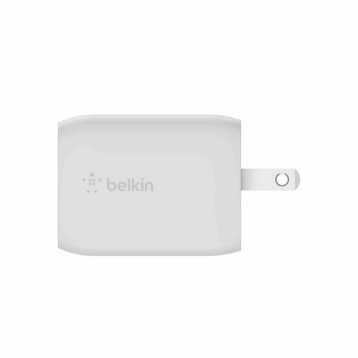 Belkin BoostCharge Pro Dual USB-C GaN Wall Charger with PPS 65W, US, White - Image 3
