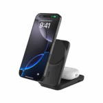 Belkin 2-in-1 Foldable Magnetic Charger with Qi2, 25W, Black - Image 3