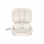 Belkin SoundForm Anywhere True Wireless Earbuds, Cream - Image 2