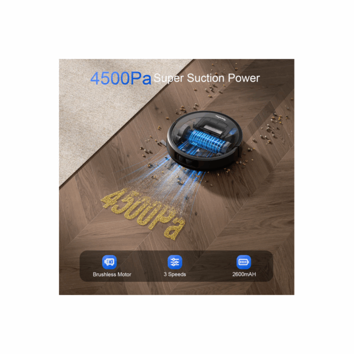 Teendow D10S 2-in-1 Robot Vacuum Cleaner - Image 4