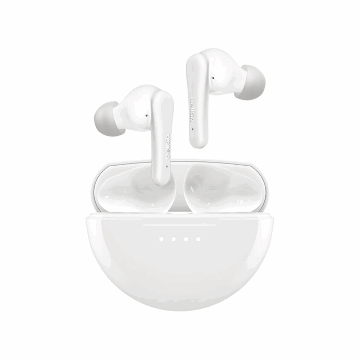 Belkin SoundForm Rhythm True Wireless Earbuds, White - Image 1