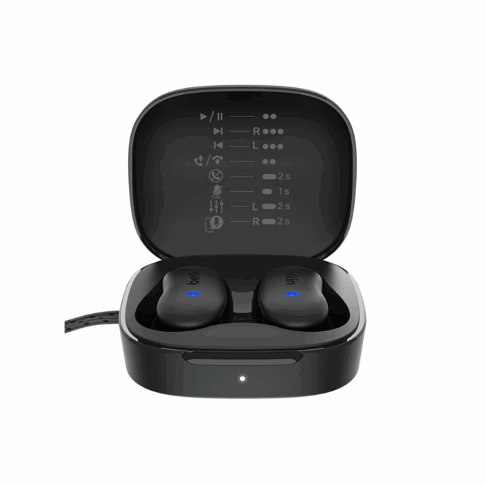 Belkin SoundForm Anywhere True Wireless Earbuds, Black - Image 4