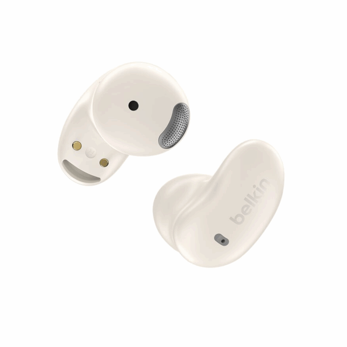 Belkin SoundForm Anywhere True Wireless Earbuds, Cream - Image 5