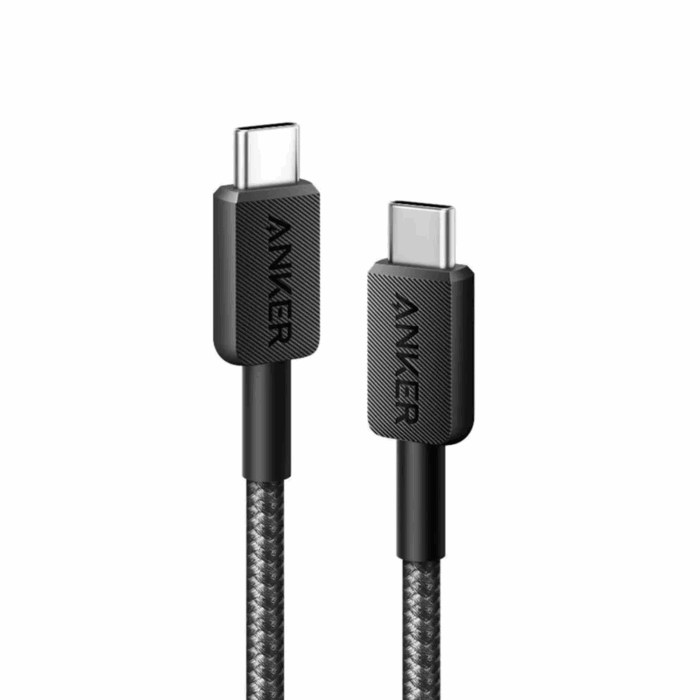Anker 322 PowerLine Cable, USB-C to USB-C, Braided 91cm, 60W, Black - Image 3