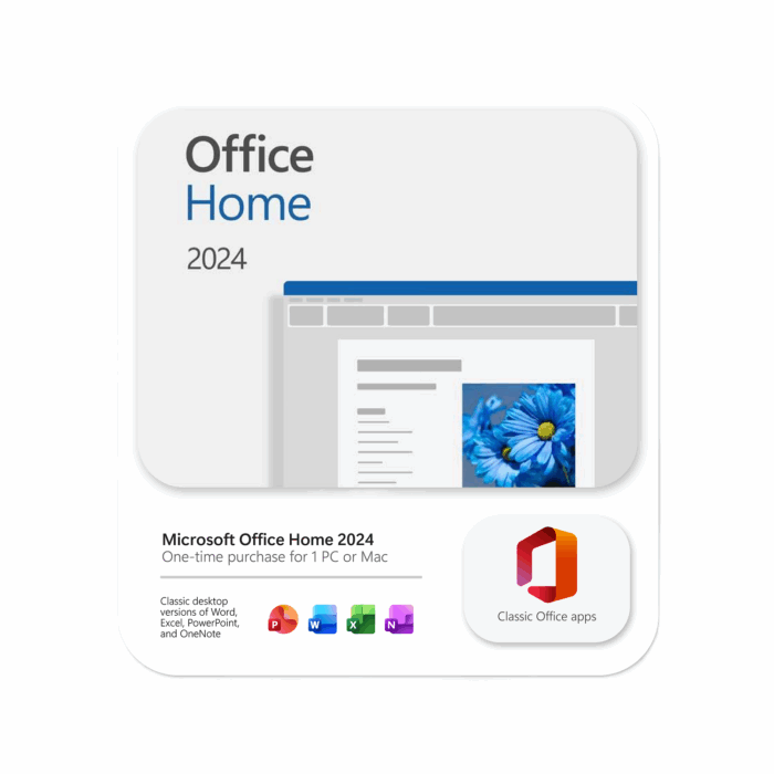 Microsoft Office Home 2024 Retail, One Time Purchase, EP2-06797 - Image 1