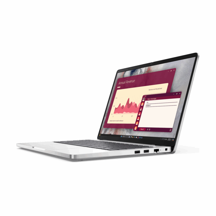 Dell Pro 14 PC14250, Intel Core Ultra 5-235U vPro, 14 inch, Non-Touch, 8GB DDR5, 512GB SSD, 3-cell 45Wh, ExpressCharge Capable, No OS - Platinium Silver - Image 5
