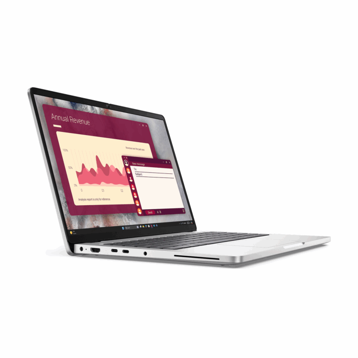 Dell Pro 14 PC14250, Intel Core Ultra 5-235U vPro, 14 inch, Non-Touch, 8GB DDR5, 512GB SSD, 3-cell 45Wh, ExpressCharge Capable, No OS - Platinium Silver - Image 4