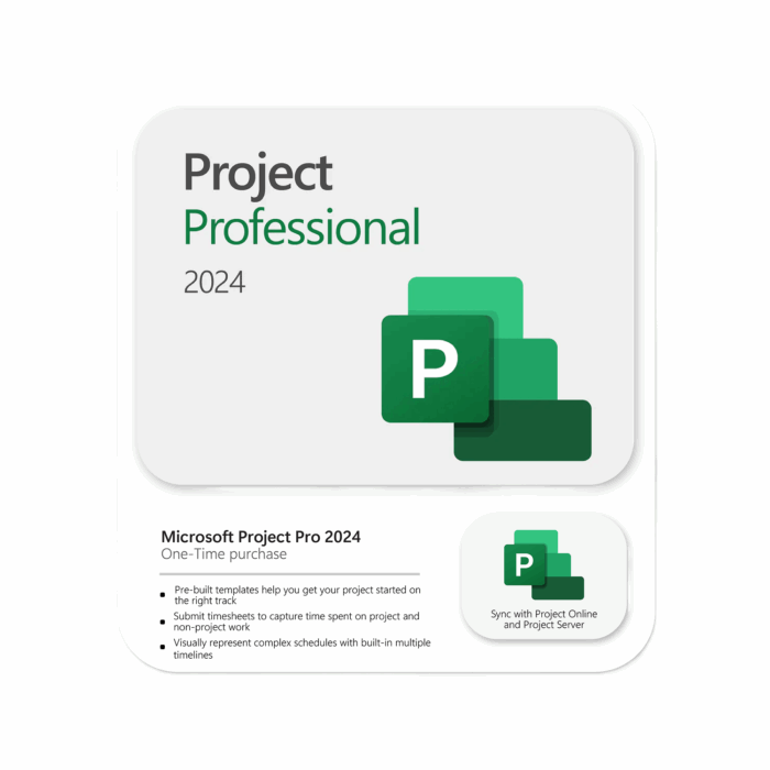 Microsoft Project Pro 2024 Retail, One Time Purchase, EP2-07001 - Image 1