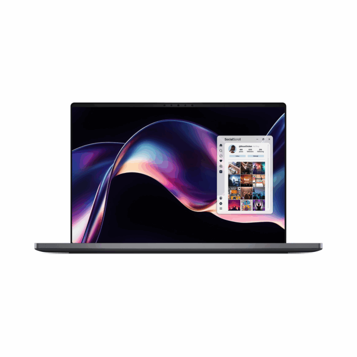 Dell XPS 14 DA14260, Series 3 Intel Core Ultra X7-358H, 14 inch, Touch, 32GB LPDDR5x, 1TB, M.2, SSD, 3-Cell 70Wh, Dell Pro 14-16 Plus EcoLoop Slim Backpack, Windows 11 Home, Copilot+PC - Graphite - Image 3