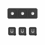 Unitek 3 Pack 3-Slot Cord Organizer Management, Black - Image 3