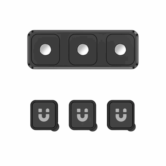 Unitek 3 Pack 3-Slot Cord Organizer Management, Black - Image 3