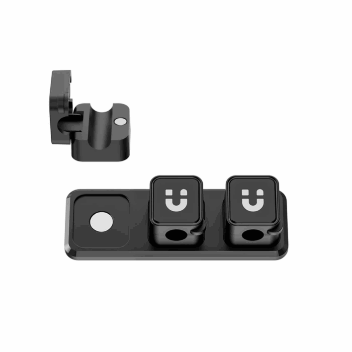 Unitek 3 Pack 3-Slot Cord Organizer Management, Black - Image 2