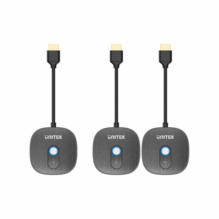 Unitek Wireless 1080p HDMI Transmitter with Dual Receivers - Image 2