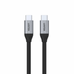 Unitek Full-Featured Cable, USB-C to USB-C, 1m, 10Gbps Data, PD100W, 4K60Hz Display, Black - Image 2