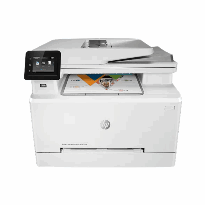 (OPENBOX) HP Laserjet Pro MFP M283fdw, American Version 110v, Wireless All-in-One Color, Хэвлэх/Хувилах/Сканер/Факс, 22ppm (A4), duplex, LAN, WiFi, Works with Alexa, 2.7 Touchscreen - Image 1