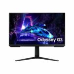 Samsung Odyssey G3 27 FHD  Gaming Monitor, 27 inch, 1920x1080 at 180Hz, DP, HDMI with DP Cable