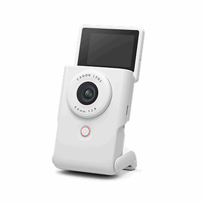 Canon Powershot V10, DIGIC X, 1.0 inch High-sensitivity CMOS, 20.9MP, ISO 125-6400, 4K, White - Image 1