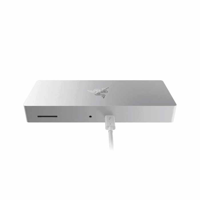 Razer Thunderbolt 4 Dock, SD card reader, Thunderbolt 4, USB-A, RJ45, Audio - Mercury - Image 3