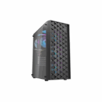 Darkflash DK351 PC Case With 3 fans (Black) - Компьютерын кейс
