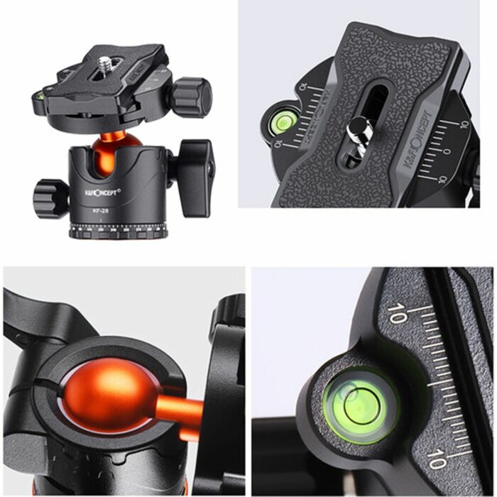 K&F Concept SA234 DSLR Camera Tripod with KF-28 Ball Head - Камерын хөл - Image 5