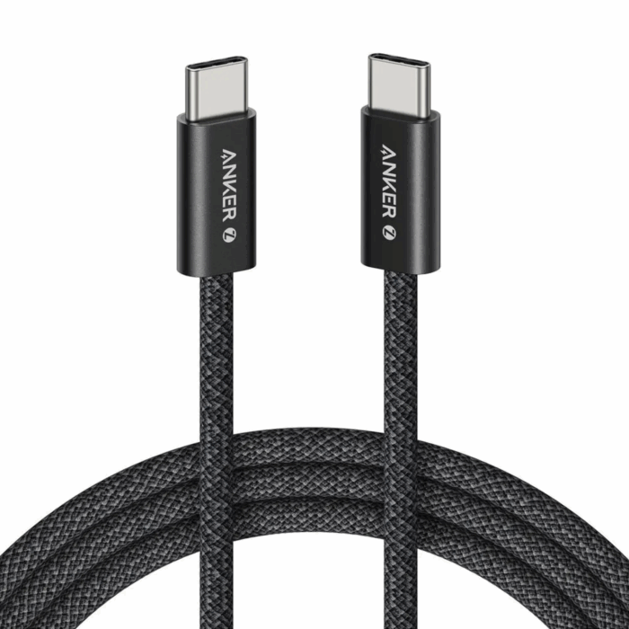 Anker Cable, USB-C to USB-C, Braided 1m, 240W, Black - Image 1