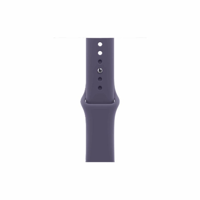 Apple Watch Series 11, 42mm, GPS, Silver Aluminum Case with Purple Fog Sport Band - Image 3