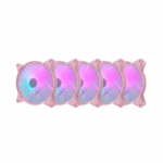 darkFlash C6 5in1 120mm cooling fan, 5 Pack (Pink) - Сэнс
