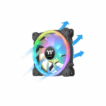 Thermaltake SWAFAN 12 120mm 2000rpm RGB Radiator Fan TT Premium Edition, 3 Pack (Black) - Сэнс - Image 5