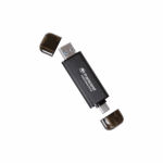 Transcend ESD310C Portable SSD, 2TB, USB-A & USB-C 3.2 Gen2 - Black - Image 2