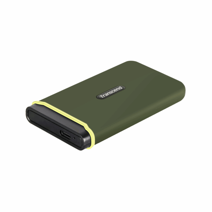 Transcend ESD380C Portable SSD, 1TB, USB 3.2 Gen2x2 Type-C - Military Green - Image 2