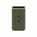 Transcend ESD380C Portable SSD, 1TB, USB 3.2 Gen2x2 Type-C - Military Green