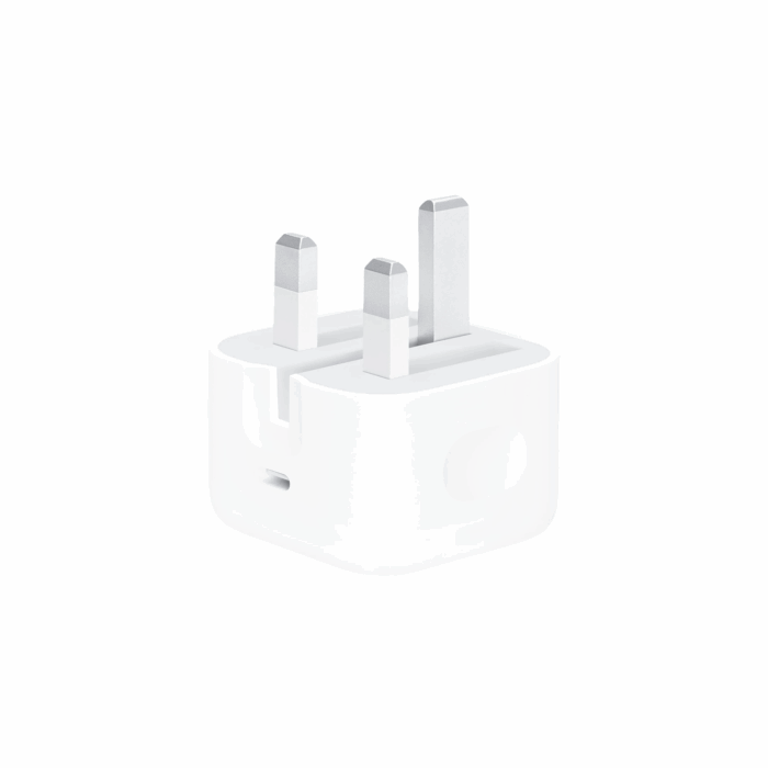 Apple USB-C Power Adapter, 20W, UK, White - Image 1
