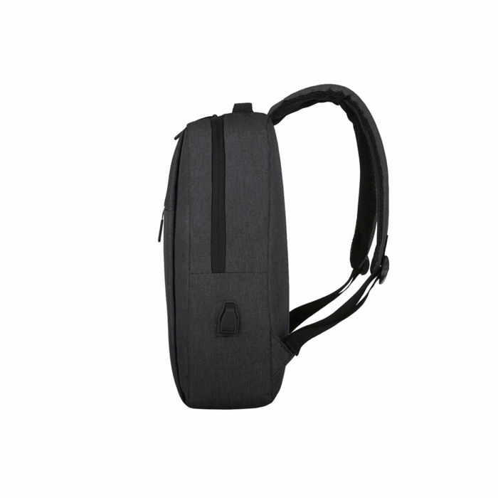 Waterproof Oxford Fabric Backpack, 16 inch - Black - Image 3