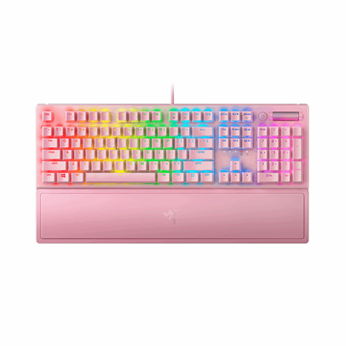 Razer BlackWidow V3 - Mechanical Gaming Keyboard (Green Switch) (Quartz) - Image 1