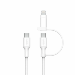 Belkin BoostCharge Cable with Lightning Connector, USB-C to USB-C, 1.5m, 60W, White - Image 3