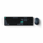 Keychron B36 Keyboard and BM25 Mouse Wireless Combo, Black Green