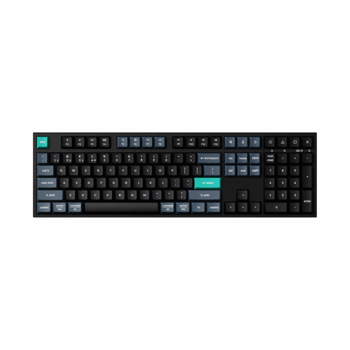 Frame_956 Keychron B36 Wireless Keyboard, Deep Black - Image 1